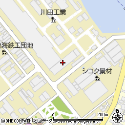 川田工業株式会社　四国工場周辺の地図
