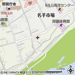 和歌山県紀の川市名手市場392周辺の地図