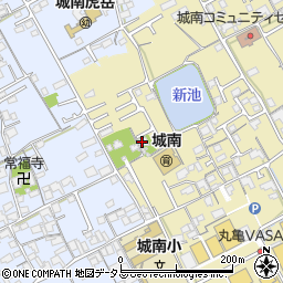 藤井寺観音堂周辺の地図