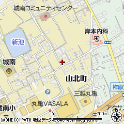 香川県丸亀市山北町145周辺の地図