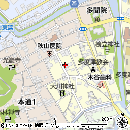 西岡化粧品店周辺の地図