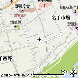 和歌山県紀の川市名手市場383周辺の地図