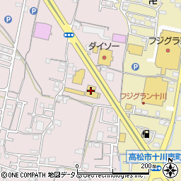 イエローハット高松十川店周辺の地図