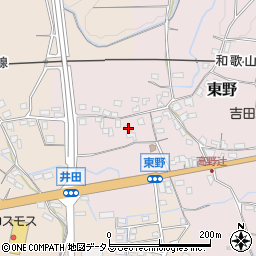 和歌山県紀の川市東野95周辺の地図