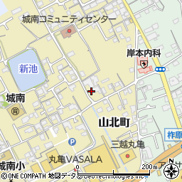 香川県丸亀市山北町147周辺の地図