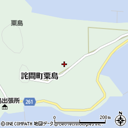 粟島周辺の地図