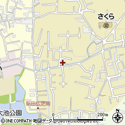 和歌山県岩出市新田広芝152周辺の地図