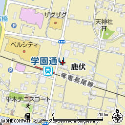 香川県木田郡三木町鹿伏205-1周辺の地図