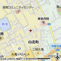 香川県丸亀市山北町144周辺の地図