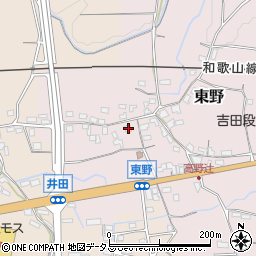 和歌山県紀の川市東野97-2周辺の地図