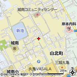 香川県丸亀市山北町218周辺の地図