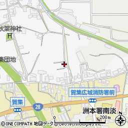兵庫県南あわじ市賀集立川瀬757周辺の地図