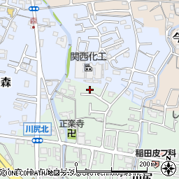 和歌山県岩出市川尻257-4周辺の地図