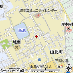 香川県丸亀市山北町213周辺の地図