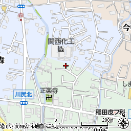 和歌山県岩出市川尻257-2周辺の地図