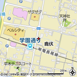 香川県木田郡三木町鹿伏196-6周辺の地図