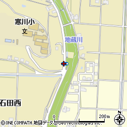 天王中学校前周辺の地図
