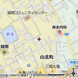香川県丸亀市山北町150周辺の地図
