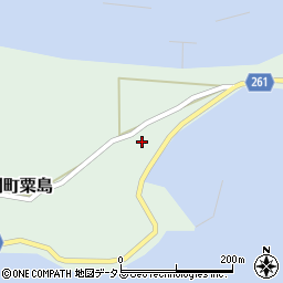 香川県三豊市詫間町粟島533周辺の地図
