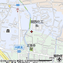 和歌山県岩出市川尻258周辺の地図