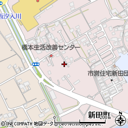 香川県丸亀市新田町117-10周辺の地図