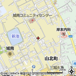 香川県丸亀市山北町190周辺の地図