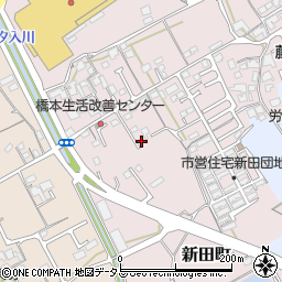 香川県丸亀市新田町117-6周辺の地図