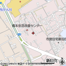 香川県丸亀市新田町117-11周辺の地図