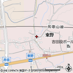 和歌山県紀の川市東野323周辺の地図