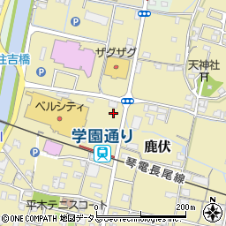 香川県木田郡三木町鹿伏201周辺の地図