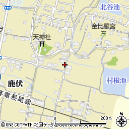 香川県木田郡三木町鹿伏85周辺の地図