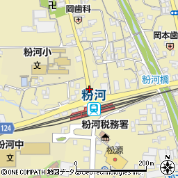 粉河駅周辺の地図