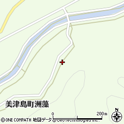 長崎県対馬市美津島町洲藻670周辺の地図