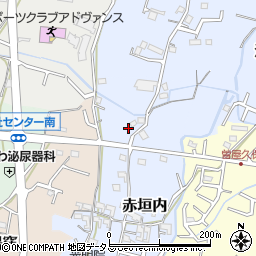 和歌山県岩出市赤垣内15-1周辺の地図