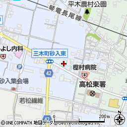 百十四銀行三木支店周辺の地図
