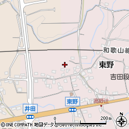 和歌山県紀の川市東野352周辺の地図