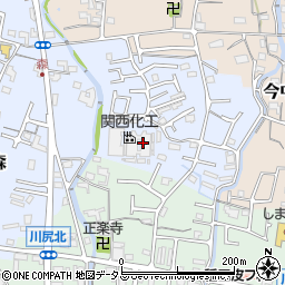 関西化工株式会社　岩出工場周辺の地図