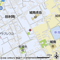 鍵の１１０番救急車丸亀・綾歌・坂出・仲多度・木田郡三木町鍵出張センター周辺の地図