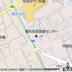 香川県丸亀市新田町128周辺の地図