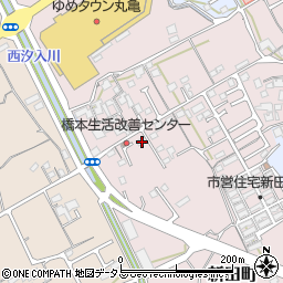 香川県丸亀市新田町120-5周辺の地図