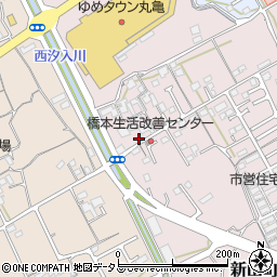 香川県丸亀市新田町131周辺の地図