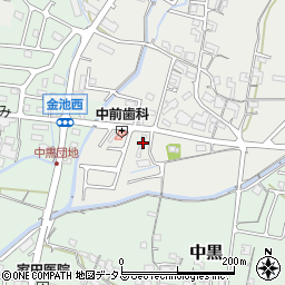 和歌山県岩出市金池457周辺の地図