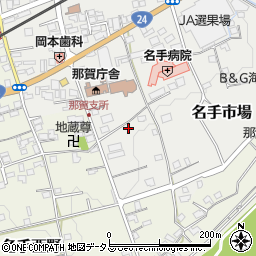 和歌山県紀の川市名手市場372周辺の地図