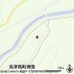 長崎県対馬市美津島町洲藻672周辺の地図