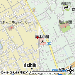 香川県丸亀市山北町158-1周辺の地図