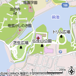 高松市立仏生山公園体育館周辺の地図