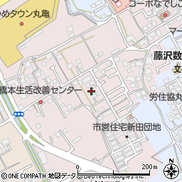 香川県丸亀市新田町99-7周辺の地図