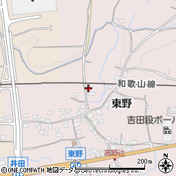 和歌山県紀の川市東野359-2周辺の地図