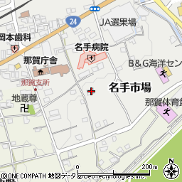 和歌山県紀の川市名手市場366周辺の地図