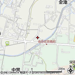 和歌山県岩出市金池523周辺の地図